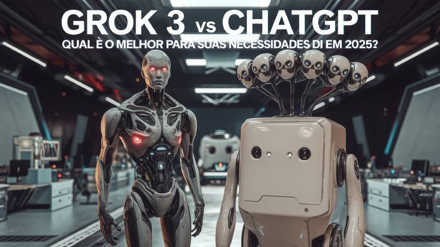 Grok 3 vs ChatGPT: Qual é o Melhor para Suas Necessidades de IA em 2025?